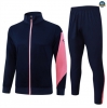 Maxmaillots Veste Survetement Barcelone 2025/26 Bleu Marine/Rose Online