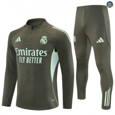 Maxmaillots Survetement Real Madrid 2025/26 Vert personnalisé