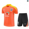 Maxmaillots Training Brésil Enfant + Short 2025/26 Orange/Noir/Jaune personnalisé