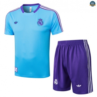 Maxmaillots Training Real Madrid + Short 2025/26 Bleu Clair/Violet/Blanc Online