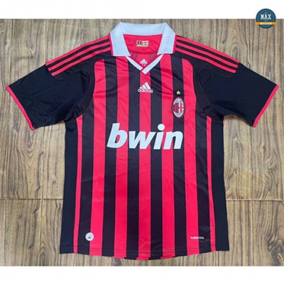 Max Maillot Foot Retro 2009-10 AC Milan Domicile grossiste