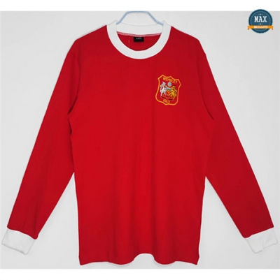 Max Maillot Retro 1963 Manchester United Domicile Manche Longue