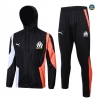 Soldes Max Survetement Coupe vent Olympique Marseille 2024/25 noir pas cher fiable