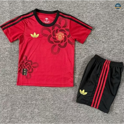 Max Maillots foot Manchester United Enfant maillot rouge 2025/26