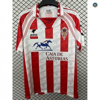 Max Maillot foot Retro 1995-96 Sporting Gijon maillot rouge