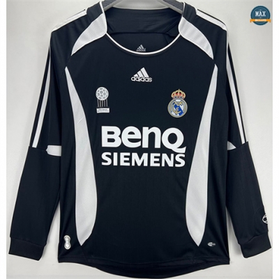 Max Maillots Retro 2006-07 Real Madrid Third Manche Longue