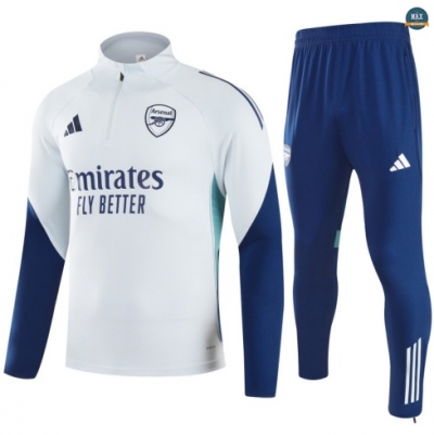 Vente Max Survetement Arsenal 2025/26 Gris Clair/Bleu Marine