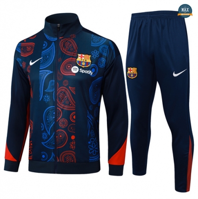 Veste Survetement Barcelone 2024/25 bleu royal discout