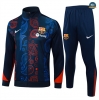 Veste Survetement Barcelone 2024/25 bleu royal discout