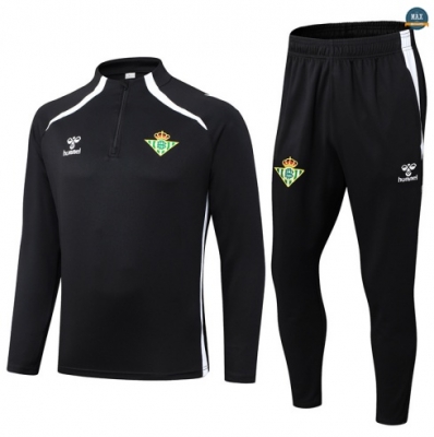 Grossiste Max Survetement Real Betis 2025/26 Noir/BlanC