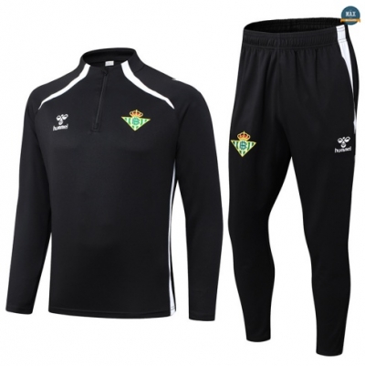 Grossiste Max Survetement Real Betis 2025/26 Noir/BlanC
