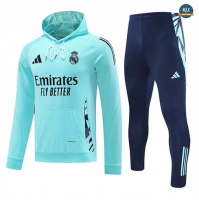 Survetement Sweatshirt à capuche Real Madrid 2024/25 bleu ciel