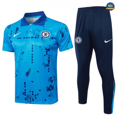 Max Maillot Training Chelsea Polo + Pantalon 2024/25 bleu