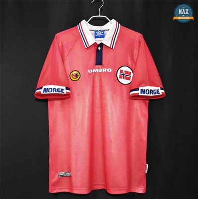 Max Maillot Retro 1998-99 Norvège Maillot Domicile