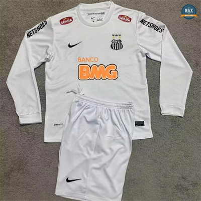 Max Maillots Rétro 2012-13 Santos Enfant Domicile Manche Longue