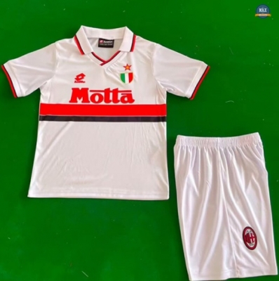 Max Maillot Retro 1993-94 AC Milan Enfant Exterieur