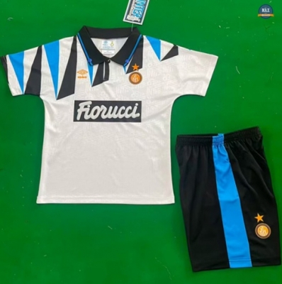 Max Maillots Retro 1992-93 Inter Milan Enfant Exterieur