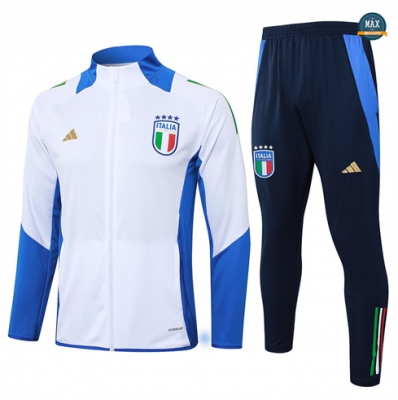 Choix Max Veste Survetement Italie 2024/25 Blanc