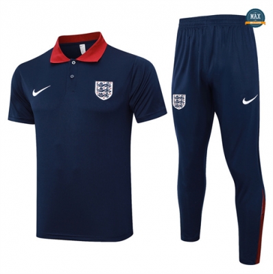 Nouveau Max Maillots Training Polo Angleterre 2024/25 Bleu marine