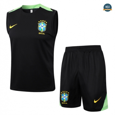 Vendre Max Maillot Training Brésil Ensemble Short Débardeur 2024/25 noir