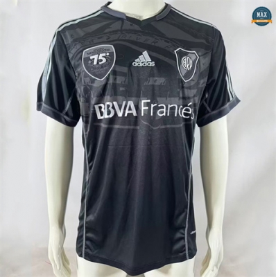 Max Maillots Retro 2013-14 River Plate noir 75e Anniversaire