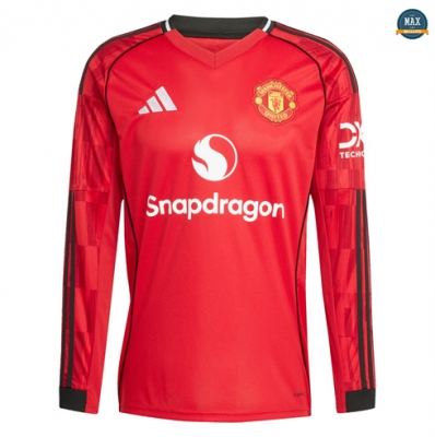 Max Maillots Manchester United Domicile Manche Longue 2025/26