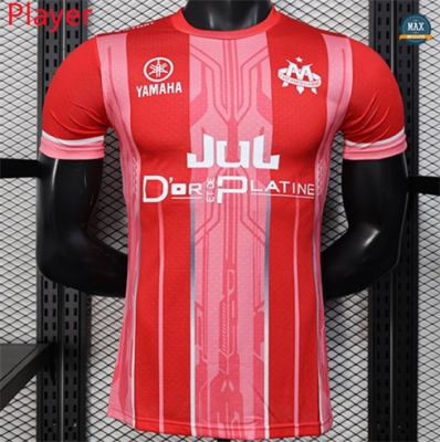 Maillot Foot Player Version 2025/26 Marseille Spécial Rouge