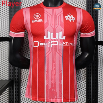 Maillot Foot Player Version 2025/26 Marseille Spécial Rouge
