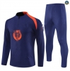 Maxmaillots Survetement Barcelone 2025/26 Bleu Marine/Orange discout