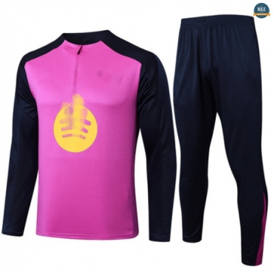 Maxmaillots Survetement Barcelone 2025/26 violet/Bleu Marine Pas Chere