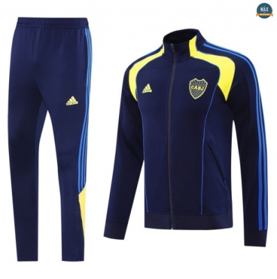 Maxmaillots Veste Survetement Boca Juniors 2025/26 Bleu Marine/Jaune Online