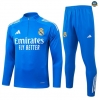 Maxmaillots Survetement Enfant Real Madrid 2025/26 Bleu/Blanc Pas Chere