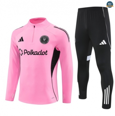 Maxmaillots Survetement Inter Miami 2025/26 Rose/Noir/Blanc Pas chèr