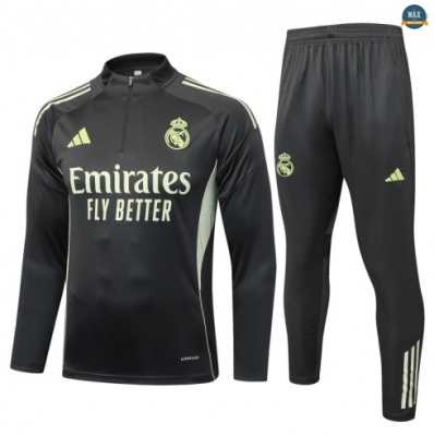 Maxmaillots Survetement Real Madrid 2025/26 Gris foncé/Vert Online