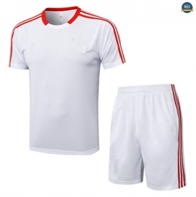 Maxmaillots Training Bayern Munich + Short 2025/26 Blanc/Rouge personnalisé