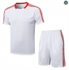 Maxmaillots Training Bayern Munich + Short 2025/26 Blanc/Rouge personnalisé
