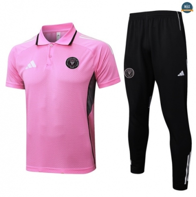 Maxmaillots Training Polo Inter Miami 2025/26 Rose/Noir/Blanc Pas chèr