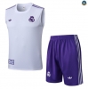 Maxmaillots Training Real Madrid Ensemble Short Débardeur 2025/26 Blanc/Violet Pas Cher
