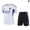 Maxmaillots Training Real Madrid + Short 2025/26 Blanc/Noir/Violet personnalisé