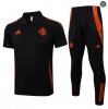 Maxmaillots Training Polo SC Internacional 2025/26 Noir/Orange discout