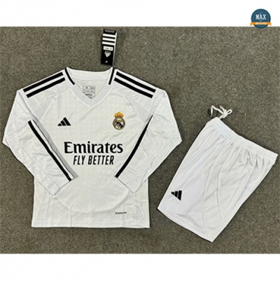 Max Maillot Real Madrid Enfant Domicile Manche Longue 2024/25