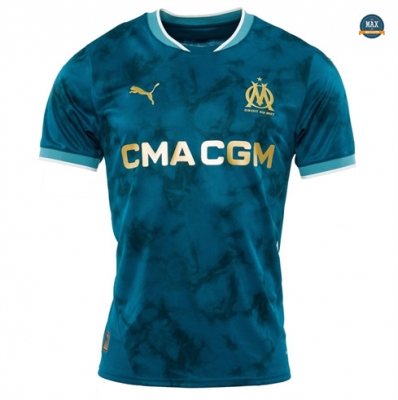 Max Maillots Olympique Marseille Exterieur Bleu 2024/25