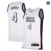 Max Maillots Stephen Curry, USA Olympics 2024/25 - Blanc