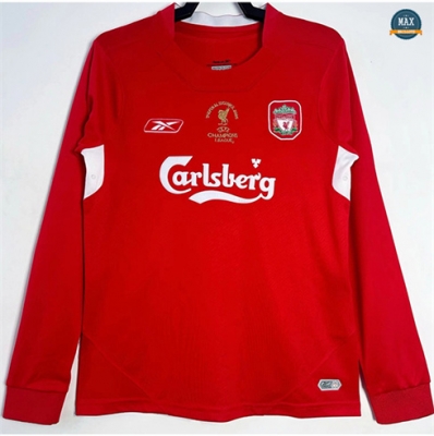 Maillots Retro 2004-05 Liverpool Domicile Manche Longue