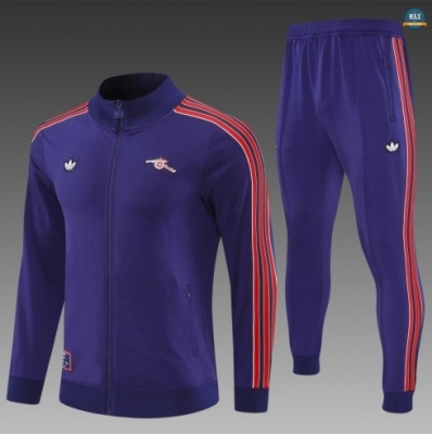 Vendre Max Veste Survetement Arsenal 2025/26 Violet/Rouge