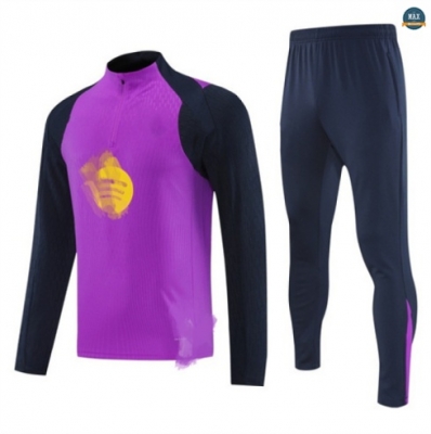 Prix Max Survetement Barcelone 2025/26 Violet/Bleu Marine