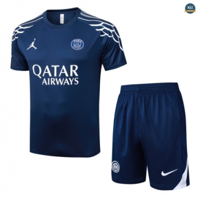 Achat Max Maillots Training Foot Paris Saint Germain + Short 2025/26 Bleu Marine/Blanc