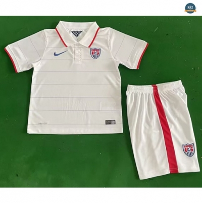 Max Maillot Retro 2014 États-Unis Enfant Domicile