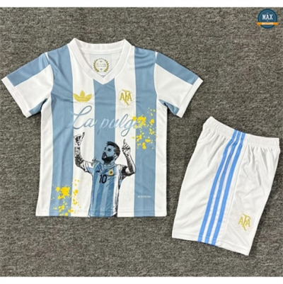 Maillot Foot Argentine Enfant panneau de graffiti 2025/26