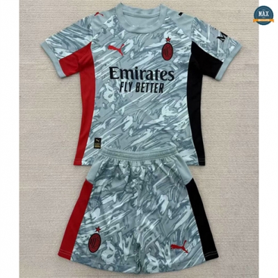 Max Maillot AC Milan Enfant Gardien de but Bleu 2025/26
